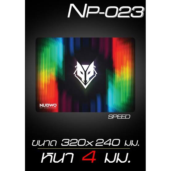 แผ่นรองเม้าส์ผ้าสปีด Nubwo NP22 23