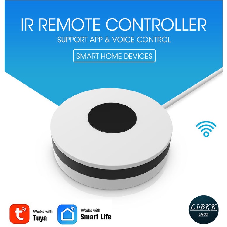 Tuya(ทูย่า) ใหม่ล่าสุด Tuya W09 สีขาวใหม่ IR Universal Remote Control อุปกรณ์ควบคุมรีโมท IR เช่น แอร์ ทีวี