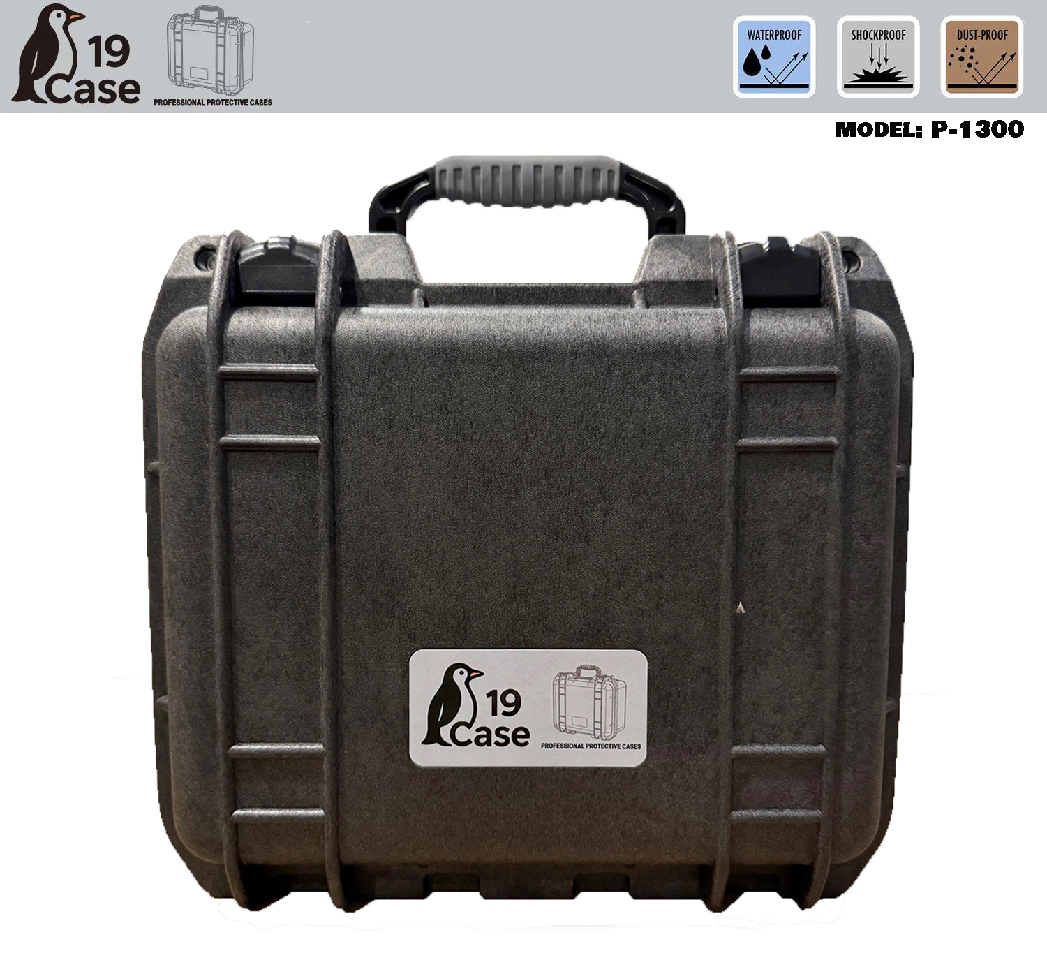 Hardcase P-1300 with Pick & Pluck Foam - Black