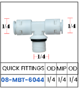 ฟิตติ้งเครื่องกรองน้ำ Water filter fittings