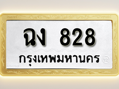โอเคดีทะเบียนรถ 828 ทะเบียนมงคล ฉง 828 พร้อมส่งมอบ