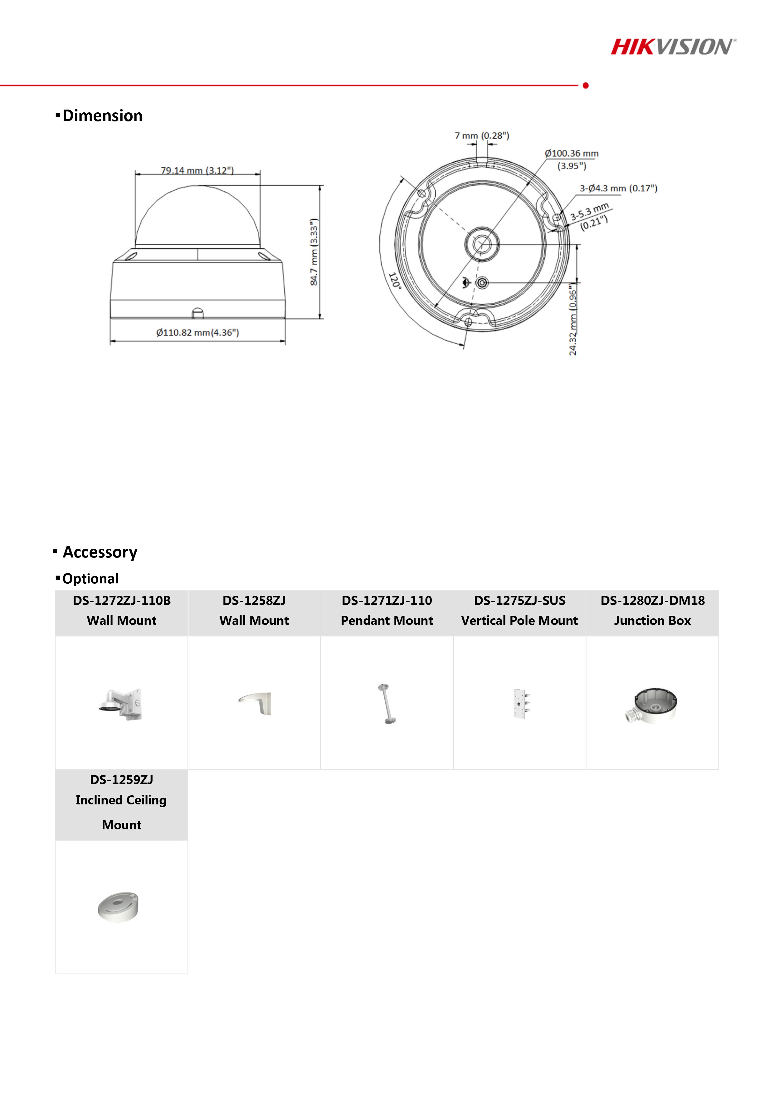กล้องวงจรปิด Hikvision DS-2CE56D8T-VPITF กล้องวงจรปิด 4 ระบบ 4IN1 ความละเอียด 2 MP ULTRA LOW LIGHT