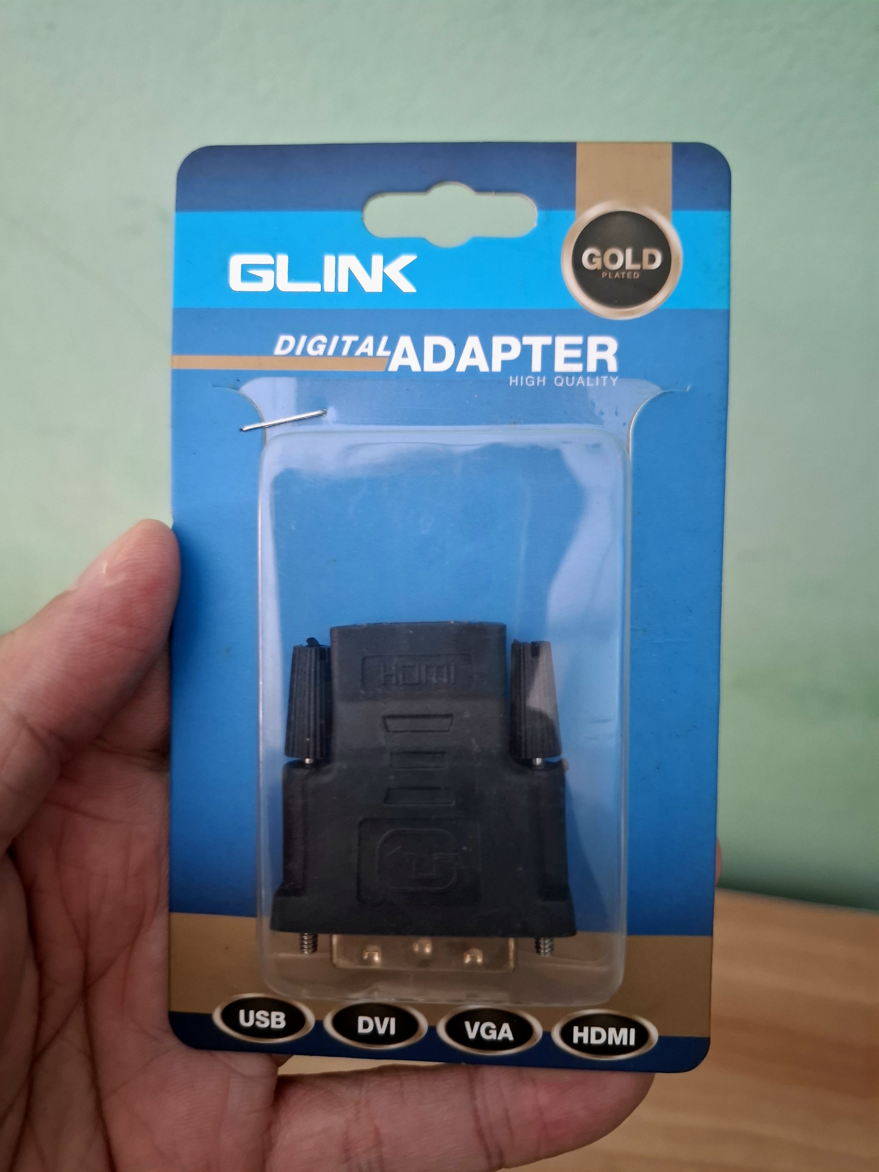 ตัวแปลง dvi 25+1 to hdmi glink ของแท้มีแพ๊คตามรูป