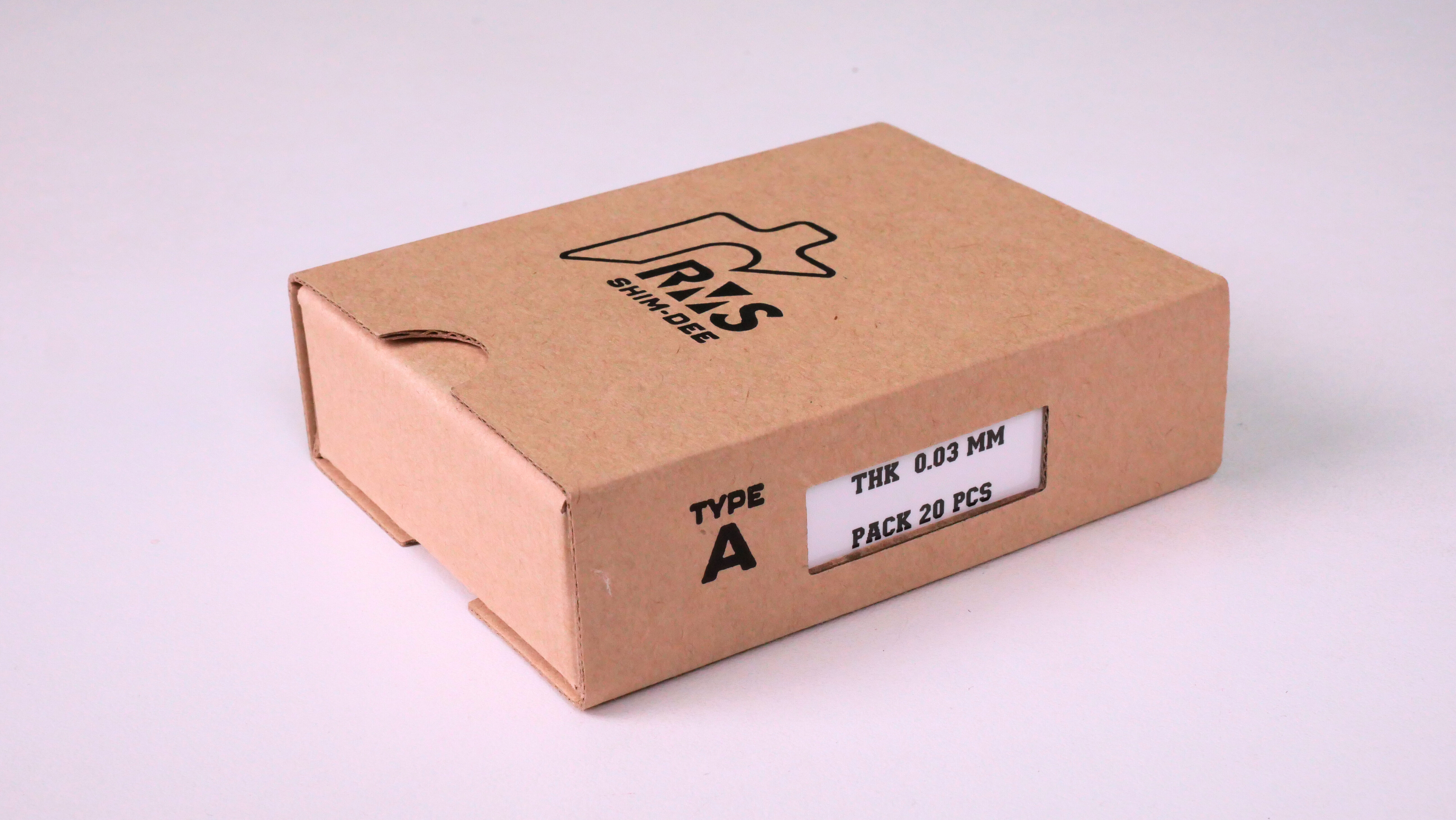 แผ่นชิมตั้งระดับสำเร็จรูป RMS SHIM-DEE สำหรับงานอุตสาหกรรม ขนาด 50x50มม. หนา 0.03มม. (Industrial Precut Shim)