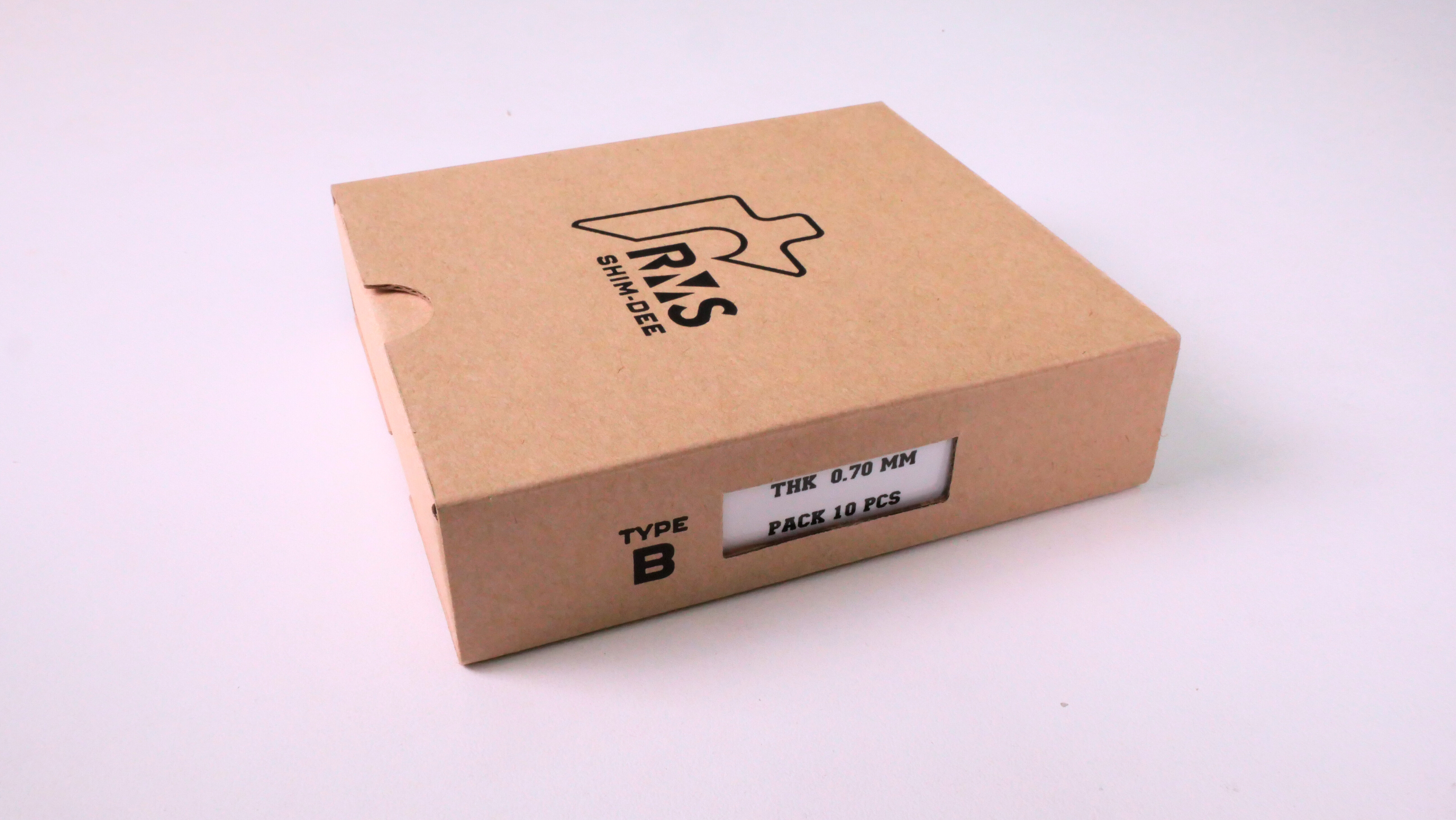 แผ่นชิมตั้งระดับสำเร็จรูป RMS SHIM-DEE สำหรับงานอุตสาหกรรม ขนาด 75x75มม. หนา 0.70มม. (Industrial Precut Shim)