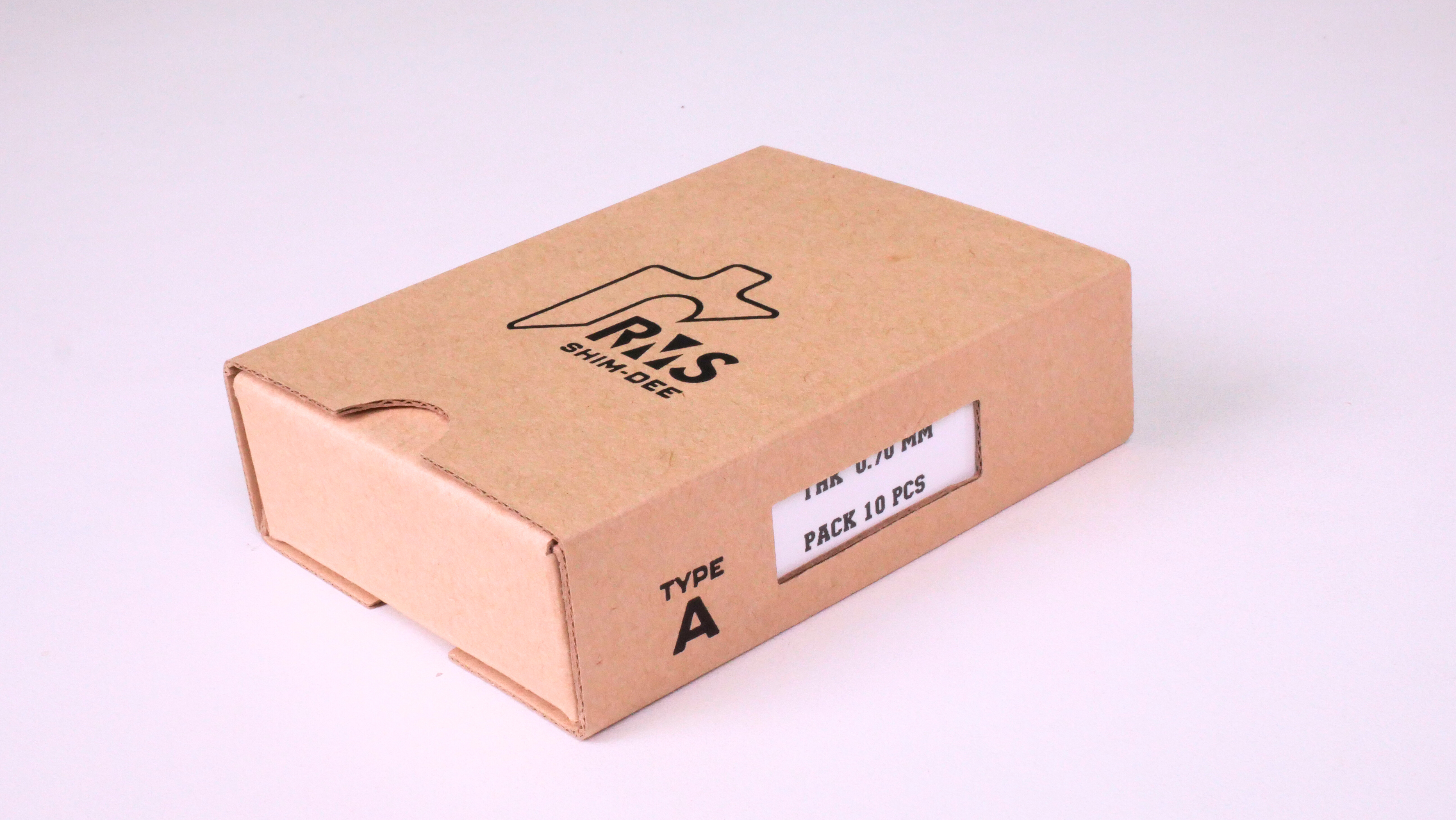 แผ่นชิมตั้งระดับสำเร็จรูป RMS SHIM-DEE สำหรับงานอุตสาหกรรม ขนาด 50x50มม. หนา 0.70มม. (Industrial Precut Shim)