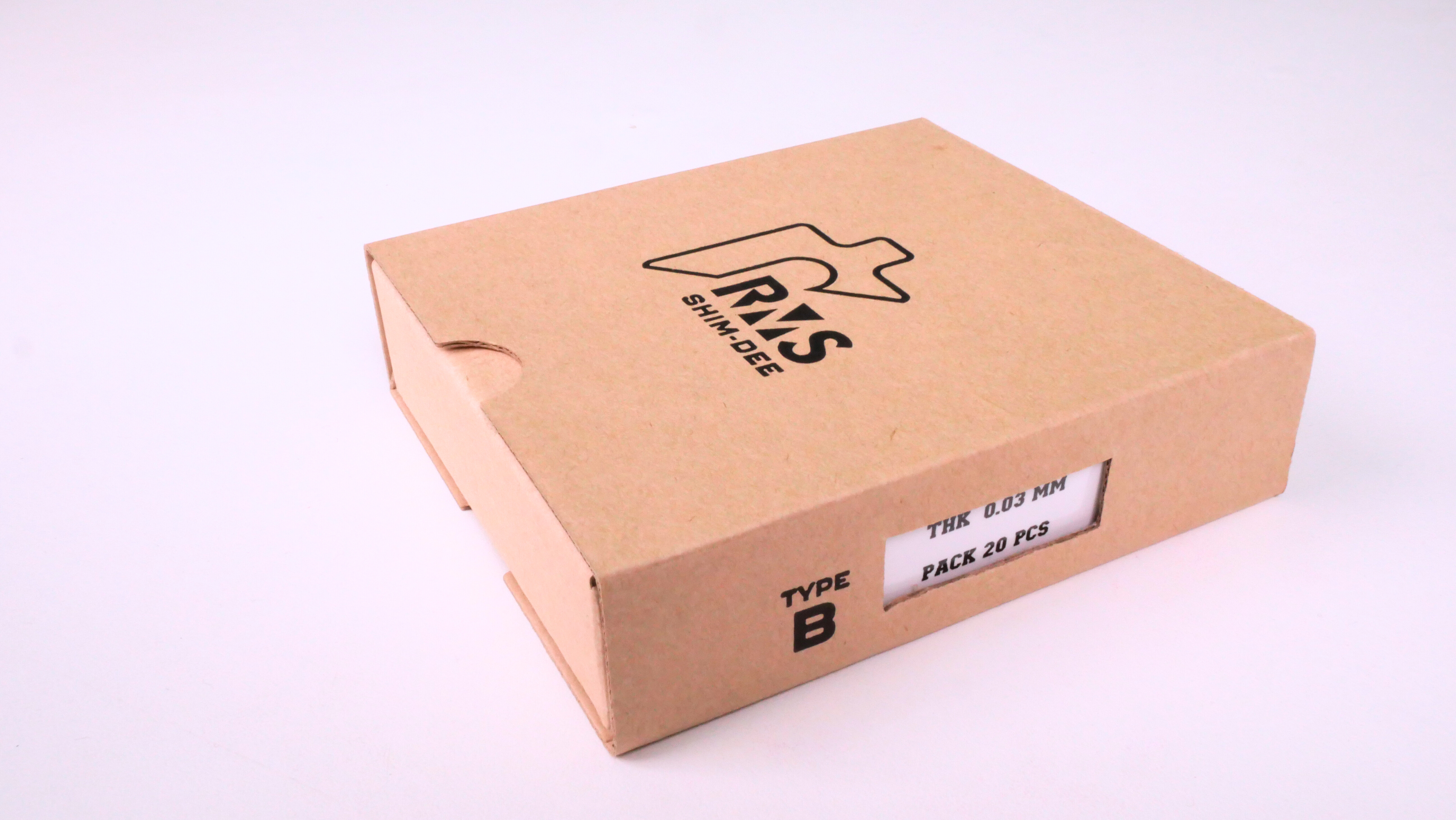 แผ่นชิมตั้งระดับสำเร็จรูป RMS SHIM-DEE สำหรับงานอุตสาหกรรม ขนาด 75x75มม. หนา 0.03มม. (Industrial Precut Shim)