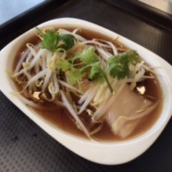 ก๋วยเตี๋ยวหลอดไส้กุ้ง(จาน)