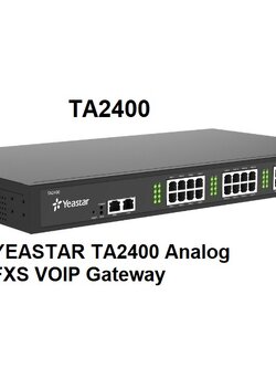 Yeastar รุ่น TA2400 ราคา 25,000฿ FXS VoIP Gateway จำนวน 24คู่สายในอนาล็อก