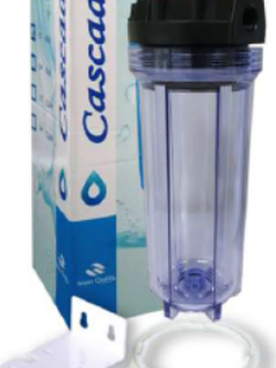 กระบอก Housing 10" 20" พร้อมฉากยึดและไม้ขัน