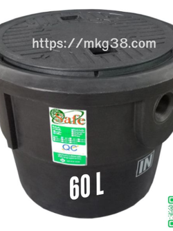 ถังดักไขมันฝังดิน PE SAFE 60 ลิตร รุ่น GTU-60L