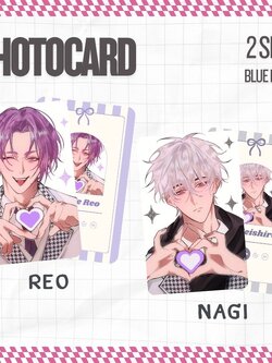 Photocard นางิ & เรโอะ (Blue Lock) [แพ็คคู่]