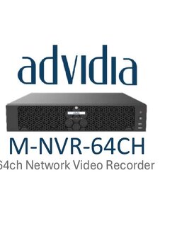เครื่องบันทึก Adividia รุ่น M-NVR-64CH 64-ch, 8 SATA interface, H.265&4K, RAID 5,6