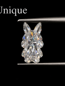 เพชรสังเคราะห์อะตอมเพชรแท้ ทรงกระต่าย