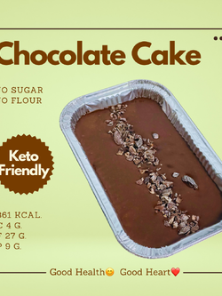 เค้กช็อคโกแลตคีโต Chocolate Cake [KETO] ไร้แป้ง ไร้น้ำตาล *🚑ขนส่งเย็นเท่านั้น*