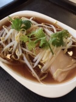 ก๋วยเตี๋ยวหลอดไส้กุ้ง(จาน)