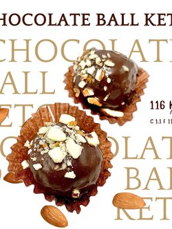 ช็อคโกแลตบอล สูตรคีโต Chocolate Ball [KETO] ไร้แป้ง ไร้น้ำตาล *🚑ขนส่งเย็นเท่านั้น*