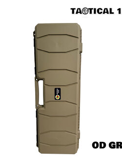 Hardcase กล่องยาว 100cm 39“ กล่องกันกระเเทกอย่างดีพร้อมฟองน้ำรังไข่ - OD Green