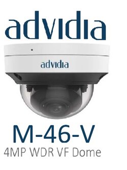 Pre-Order กล้องวงจรปิด Advidia (Panasonic) รุ่น M-46-V ราคา7,490฿(รวม vat7%) 4MP IP DOME