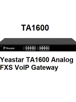 Yeastar TA1600 ราคา 20,000฿ Analog FXS VoIP Gateway จำนวน 16คู่สายในอนาล็อก