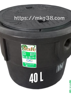 ถังดักไขมันฝังดิน PE SAFE 40 ลิตร รุ่น GTU-40L