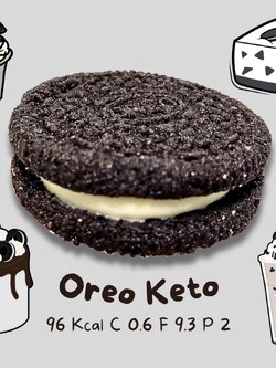 [Oreo Cookie KETO] โอรีโอ้คุ๊กกี้คีโต ไร้แป้ง ไร้น้ำตาล *🚑ขนส่งเย็นเท่านั้น*