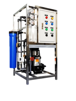เครื่องกรองน้ำอุตสาหกรรม RO กำลังผลิต 3000 ลิตร/วัน (125 ลิตร/ชม.) รุ่น RO-3Q