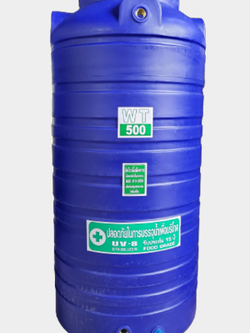 ถัง PE ยี่ห้อ Safe สีพื้นเรียบ รุ่น WT-500L