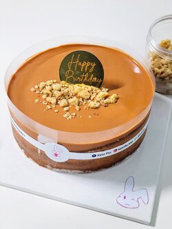 เค้กชาไทยคีโต ขนาด 1 ปอนด์ Thai Tea Cake [KETO] ไร้แป้ง ไร้น้ำตาล *🚑ขนส่งเย็นเท่านั้น*