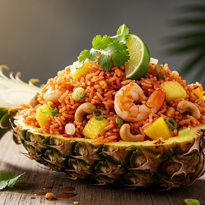 สูตรข้าวผัดสับปะรดข้าวกล้องมะลิแดง ที่อร่อย ดีต่อสุขภาพ และทำง่ายกว่าที่คิด