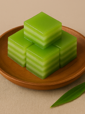 ขนมชั้น – สีสันสดใส เนื้อเหนียวนุ่ม