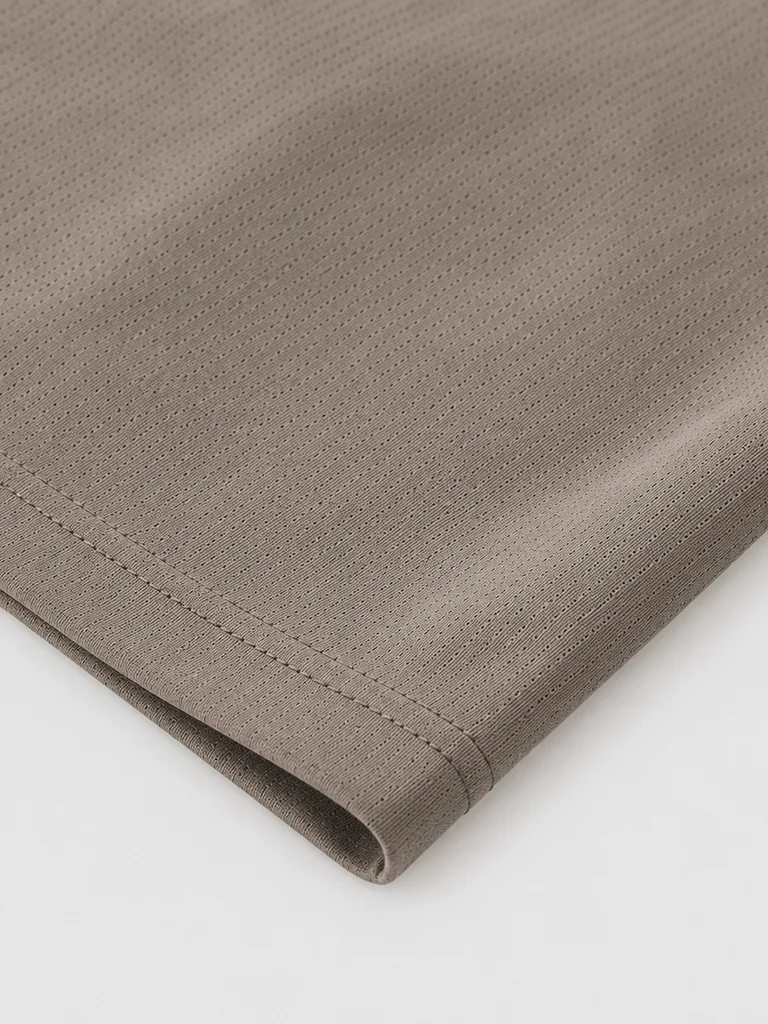 AeroVeil™ Knit Long Sleeve Tee – Taupe AeroVeil™ Knit Long Sleeve Tee – Taupe