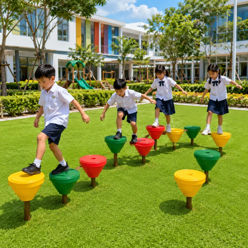 ชุดสเตปทรงตัวพลาสติก (Balance Step Pods) ชุดสเตปทรงตัวพลาสติก (Balance Step Pods)