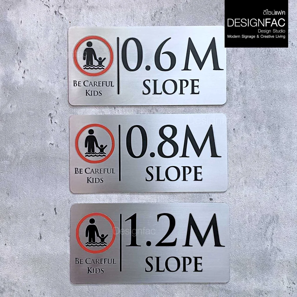ป้ายความลึกสระ SLOPE ป้ายบอกความลึกสระว่ายน้ำ ป้ายสแตนเลสกัดกรด โมเดิร์น มินิมอล มูจิ,Designfac ป้ายความลึกสระ SLOPE ป้ายบอกความลึกสระว่ายน้ำ ป้ายสแตนเลสกัดกรด โมเดิร์น มินิมอล มูจิ,Designfac