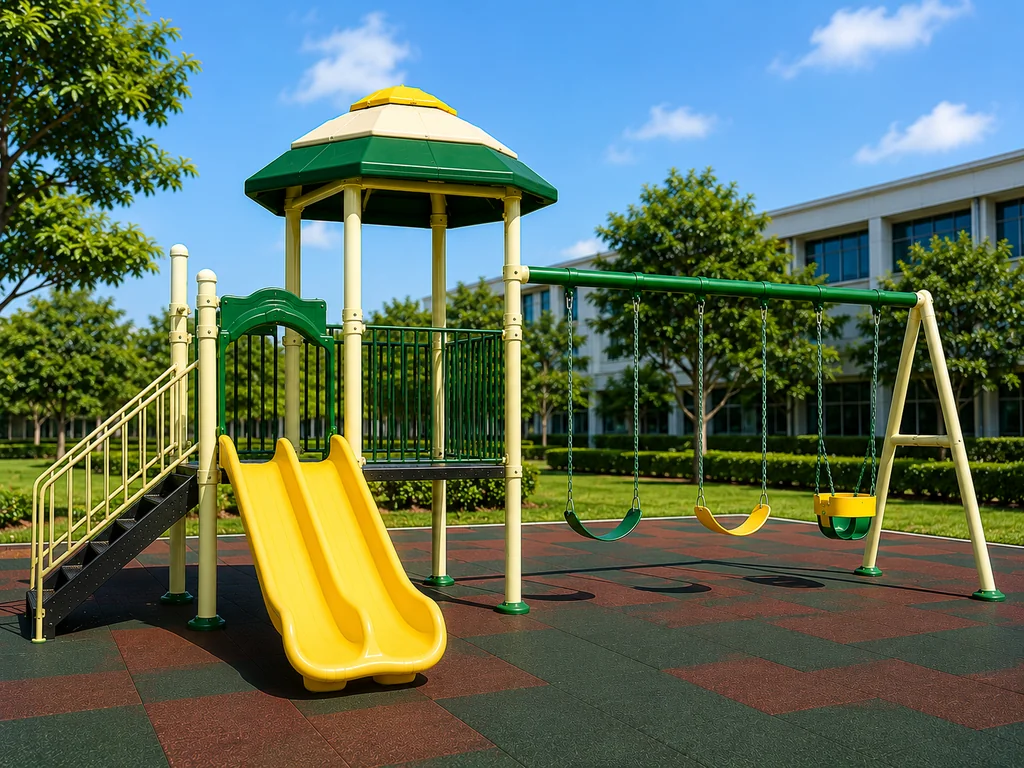ชุดหอคอยพร้อมชิงช้า รุ่น Thai Playground Prime Swing 02 ชุดหอคอยพร้อมชิงช้า รุ่น Thai Playground Prime Swing 02