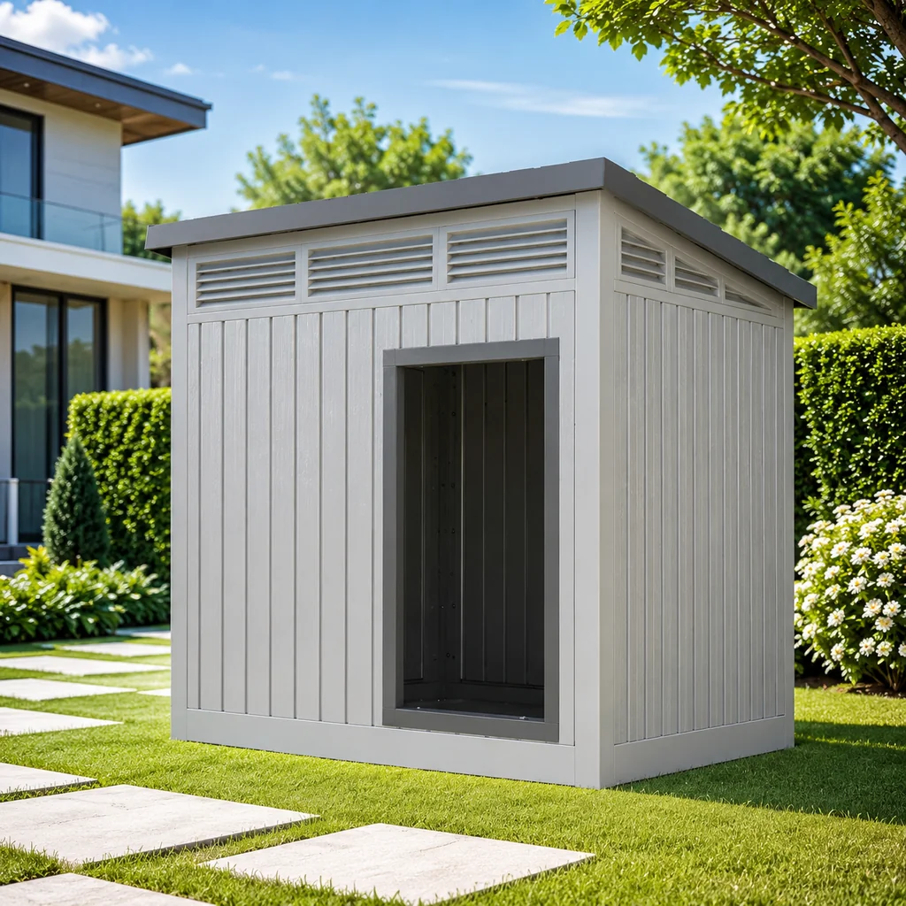 บ้านน้องหมาสำเร็จรูป รุ่น Modern Pet House – สีเทา บ้านน้องหมาสำเร็จรูป รุ่น Modern Pet House – สีเทา