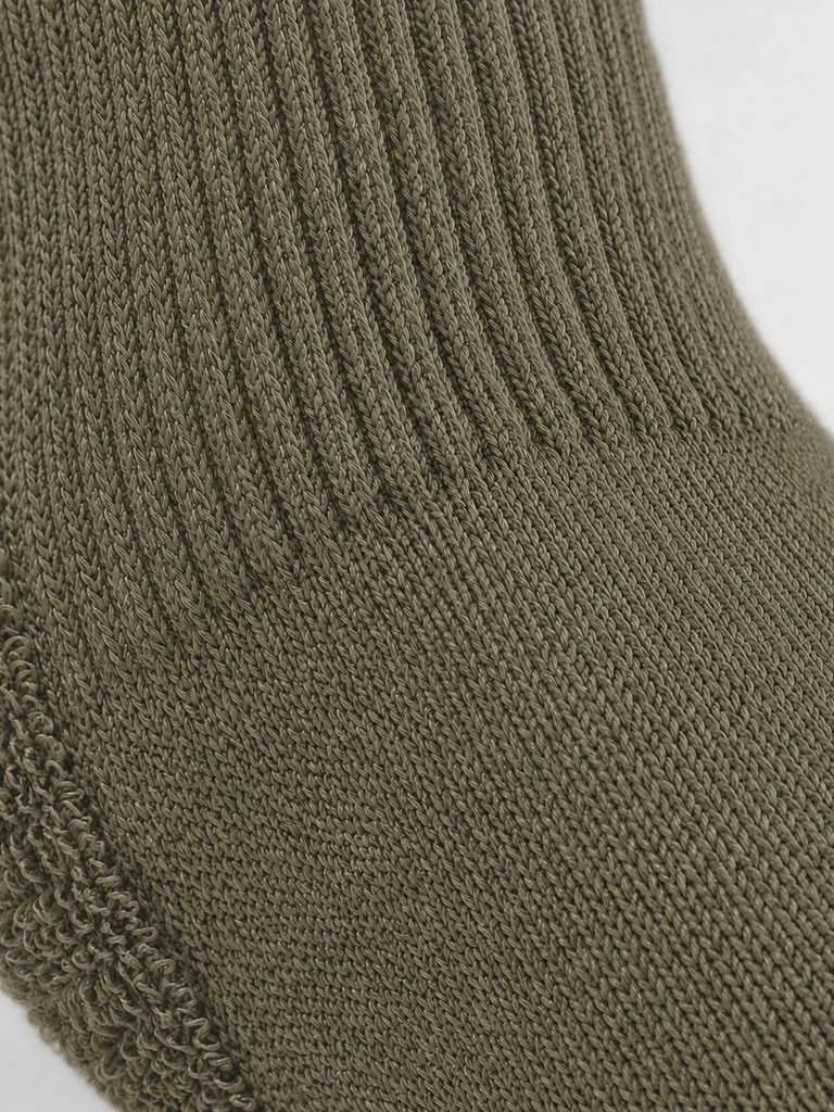 AeroVeil™ Knit Running Socks – Olive