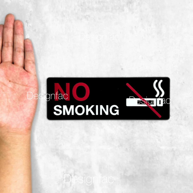 ป้ายห้ามสูบบุหรี่คาดแดง NO SMOKING พร้อมส่ง ป้ายห้าม ป้ายเตือน สไตล์โมเดิร์น ลอฟท์ มินิมอล,Designfac ป้ายห้ามสูบบุหรี่คาดแดง NO SMOKING พร้อมส่ง ป้ายห้าม ป้ายเตือน สไตล์โมเดิร์น ลอฟท์ มินิมอล,Designfac