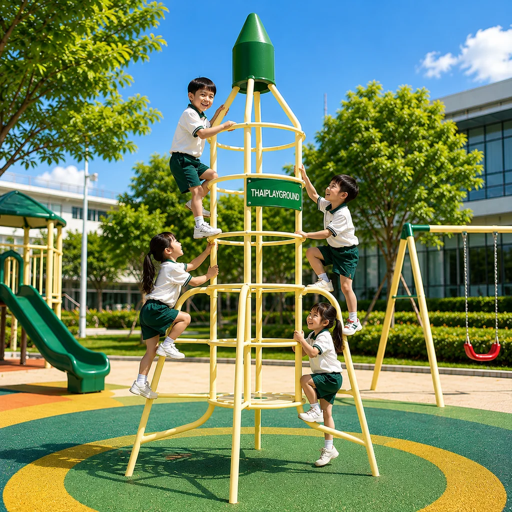 จรวดปีนป่ายอวกาศ Thai Playground จรวดปีนป่ายอวกาศ Thai Playground