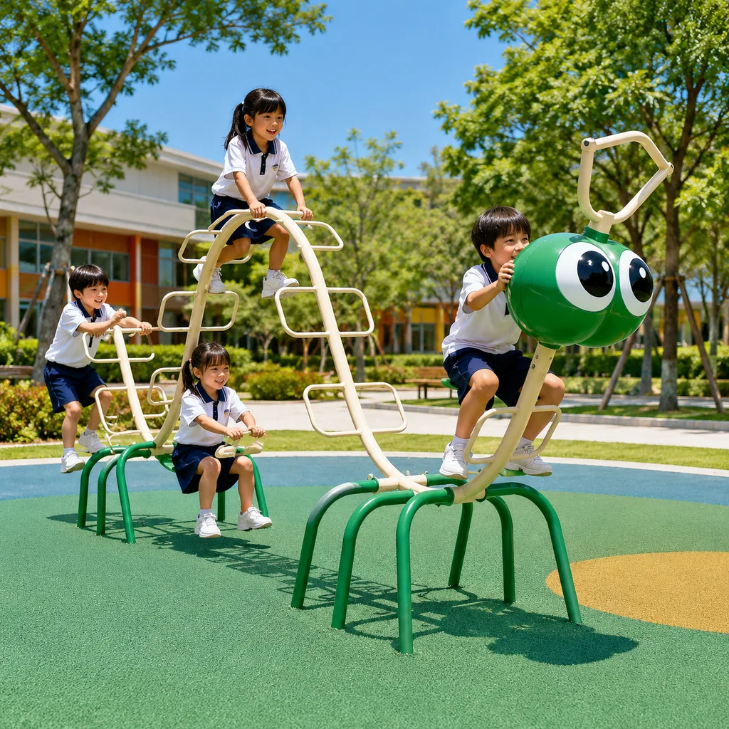เครื่องเล่นปีนป่ายแมลงน้อยผจญภัย (Adventure Bug Climber)