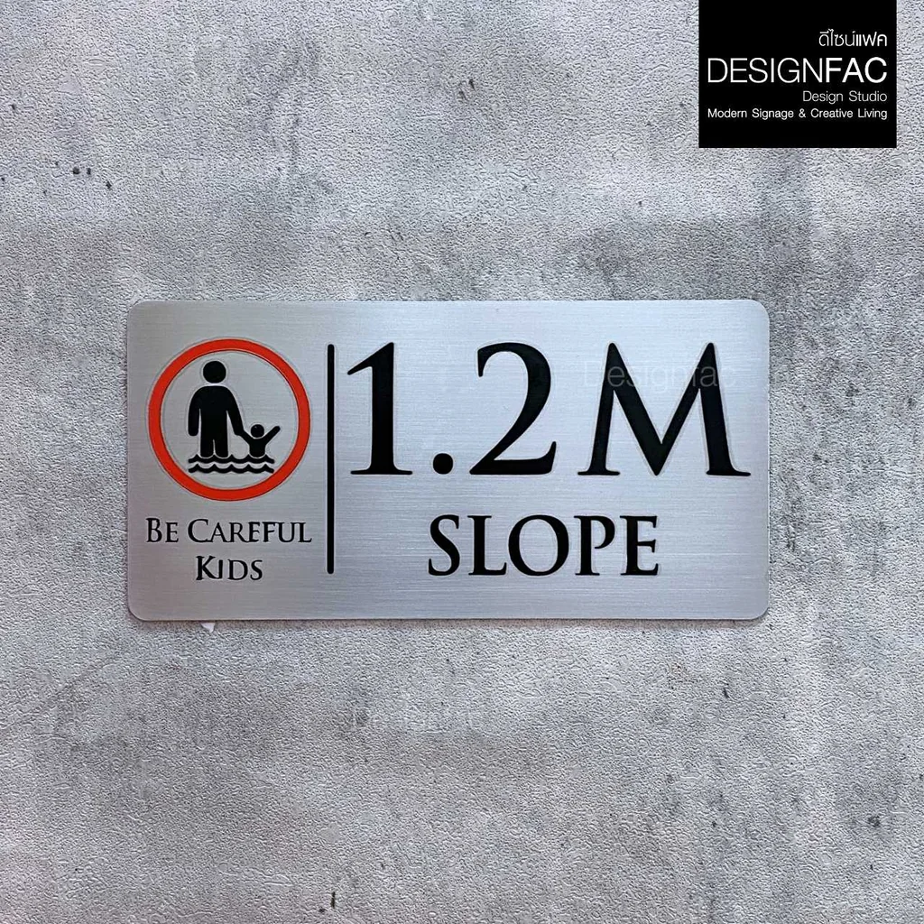 ป้ายความลึกสระ SLOPE ป้ายบอกความลึกสระว่ายน้ำ ป้ายสแตนเลสกัดกรด โมเดิร์น มินิมอล มูจิ,Designfac ป้ายความลึกสระ SLOPE ป้ายบอกความลึกสระว่ายน้ำ ป้ายสแตนเลสกัดกรด โมเดิร์น มินิมอล มูจิ,Designfac