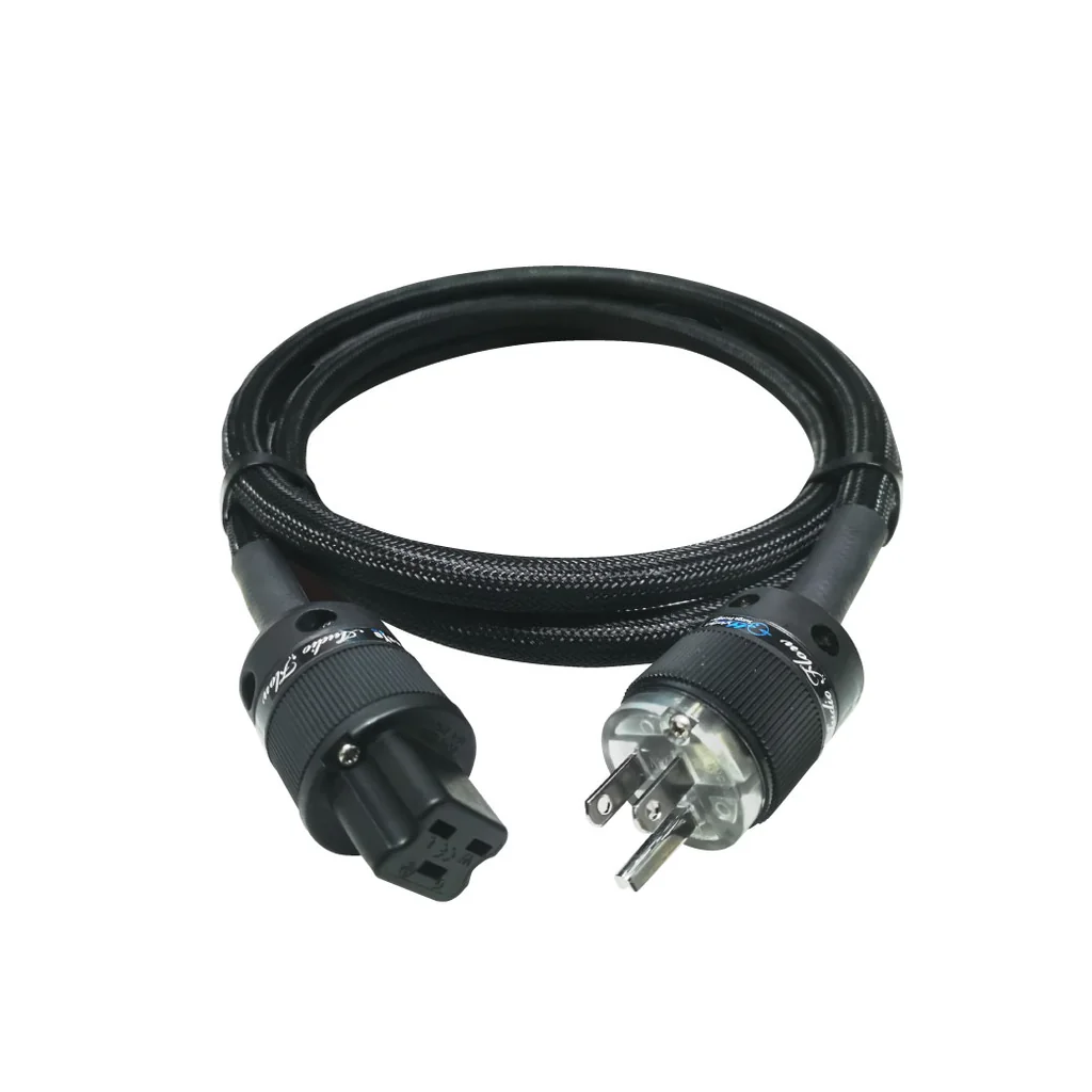 Audio flow : AFC-20R High Performance AC Power Cord (Audio Grade) IEC C-19 Rhodium-plated