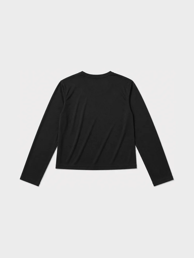 CoolDrift™ Mesh Long Sleeve Tee – Black
