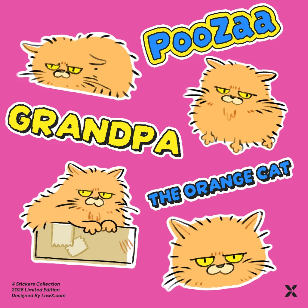Sticker No.1: ปู่ซ่า 2026 Limited Edition 1 เซ็ต จำนวน 3 แผ่น