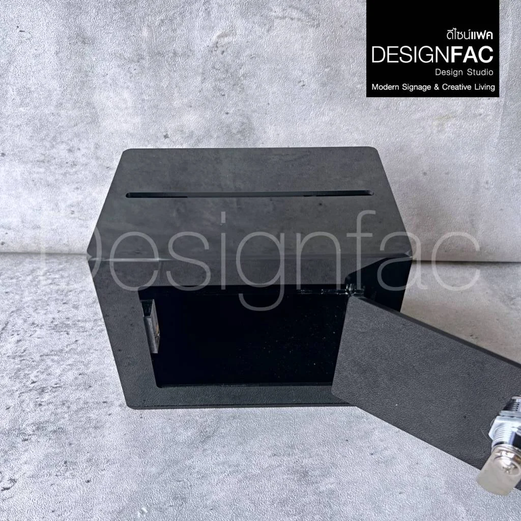 กล่องทิปบ็อก กล่อง TIP BOX มินิมอล กล่องคาเฟ่ กล่องอะคริลิคมูจิ โมเดิร์น, Designfac กล่องทิปบ็อก กล่อง TIP BOX มินิมอล กล่องคาเฟ่ กล่องอะคริลิคมูจิ โมเดิร์น, Designfac