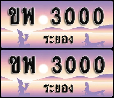ทะเบียน 3000 – ขพ 3000 ระยอง (1) ทะเบียน 3000 – ขพ 3000 ระยอง (1)