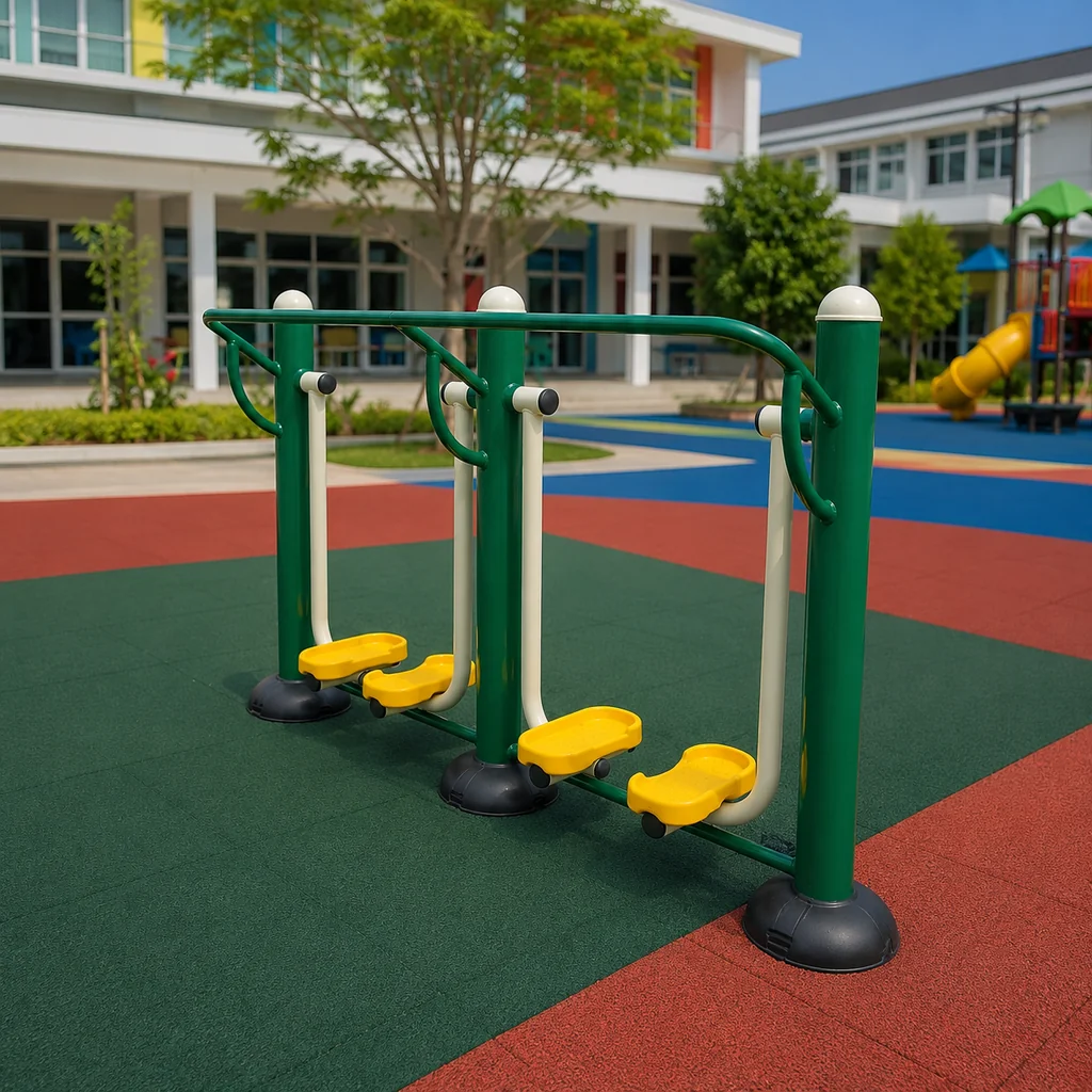 เครื่องเดินสลับเท้ากลางแจ้ง 2 ที่ (Outdoor Air Walker 2 Stations) เครื่องเดินสลับเท้ากลางแจ้ง 2 ที่ (Outdoor Air Walker 2 Stations)