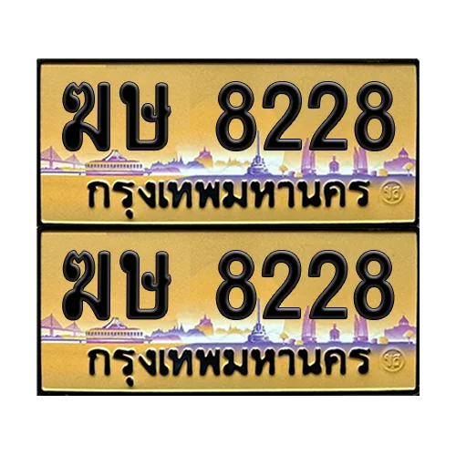 ทะเบียนรถ 8228 – ป้ายทอง ฆษ 8228 เลขหาบ (6) ทะเบียนรถ 8228 – ป้ายทอง ฆษ 8228 เลขหาบ (6)