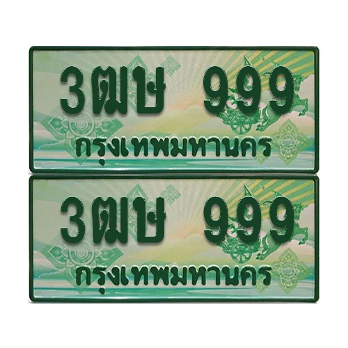 ทะเบียน 999 ป้ายประมูล – 3ฒษ 999 กระบะแคป (1)