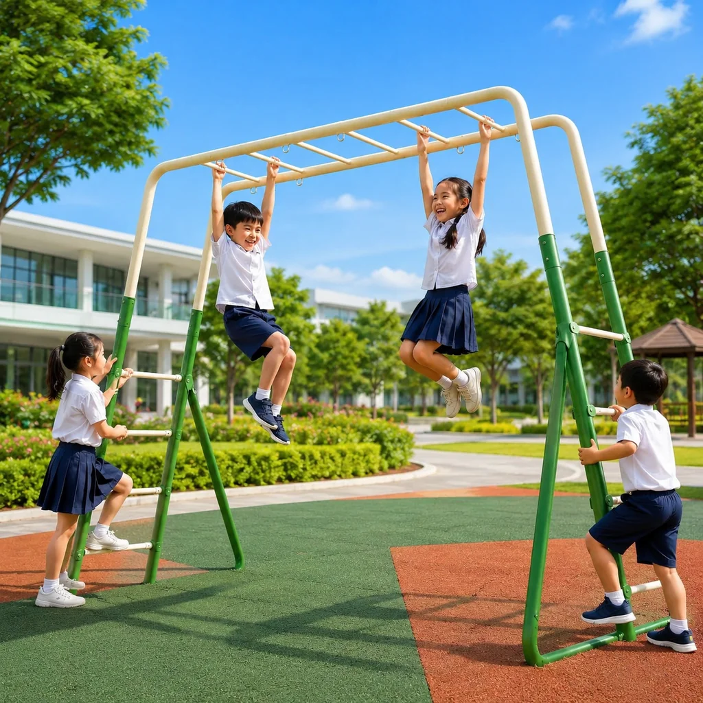 บาร์โหนปีนป่ายกลางแจ้งสำหรับเด็ก รุ่น Monkey Climber Pro บาร์โหนปีนป่ายกลางแจ้งสำหรับเด็ก รุ่น Monkey Climber Pro